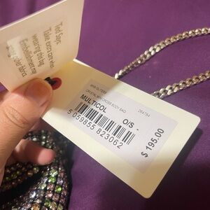 Multicolor Crystal Mini Crossbody Bag